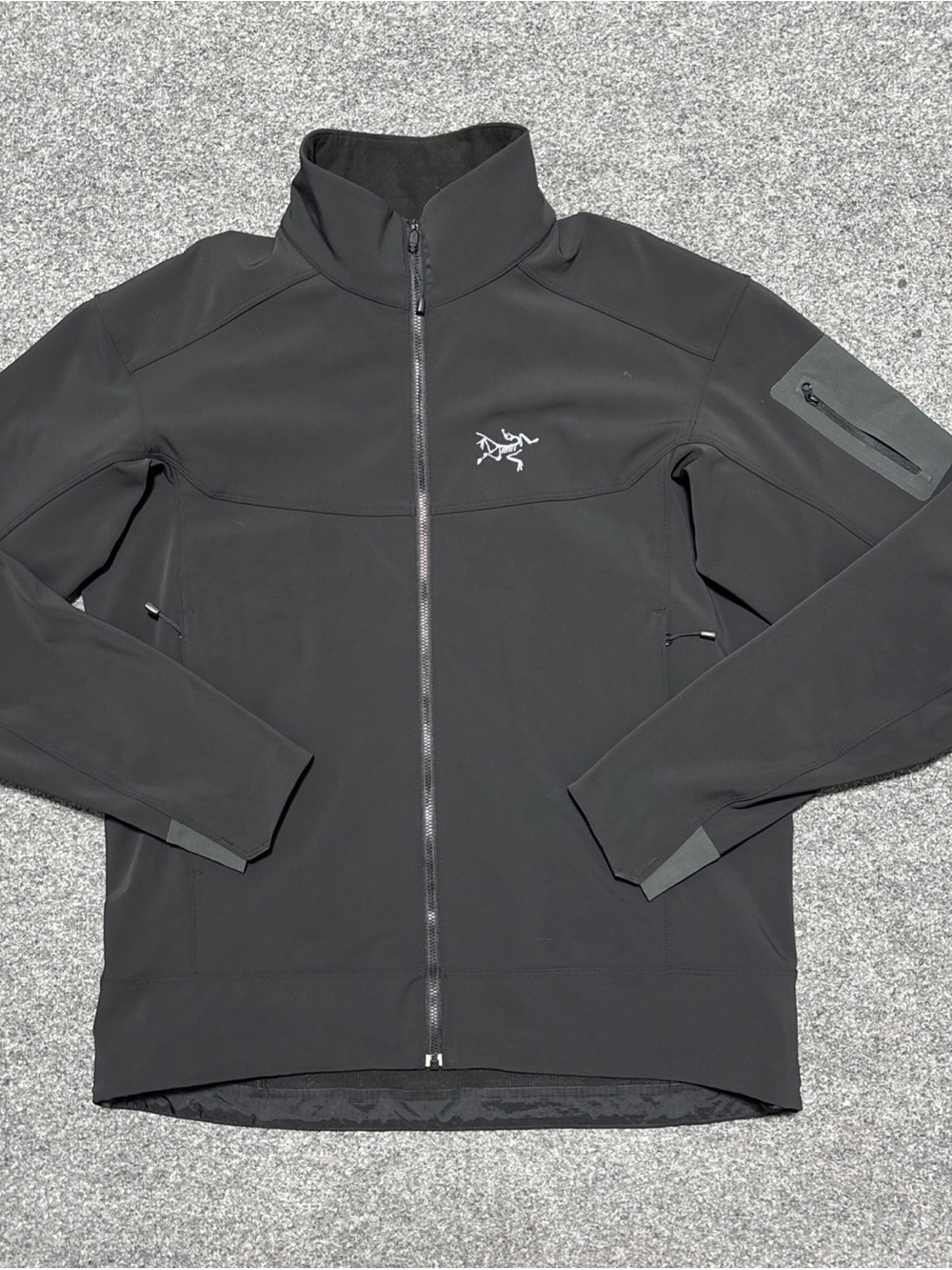 Arc'teryx Gamma MX Jacket Mens L Black 2017 Fleece Lined Full Zip Outdoors Gorp